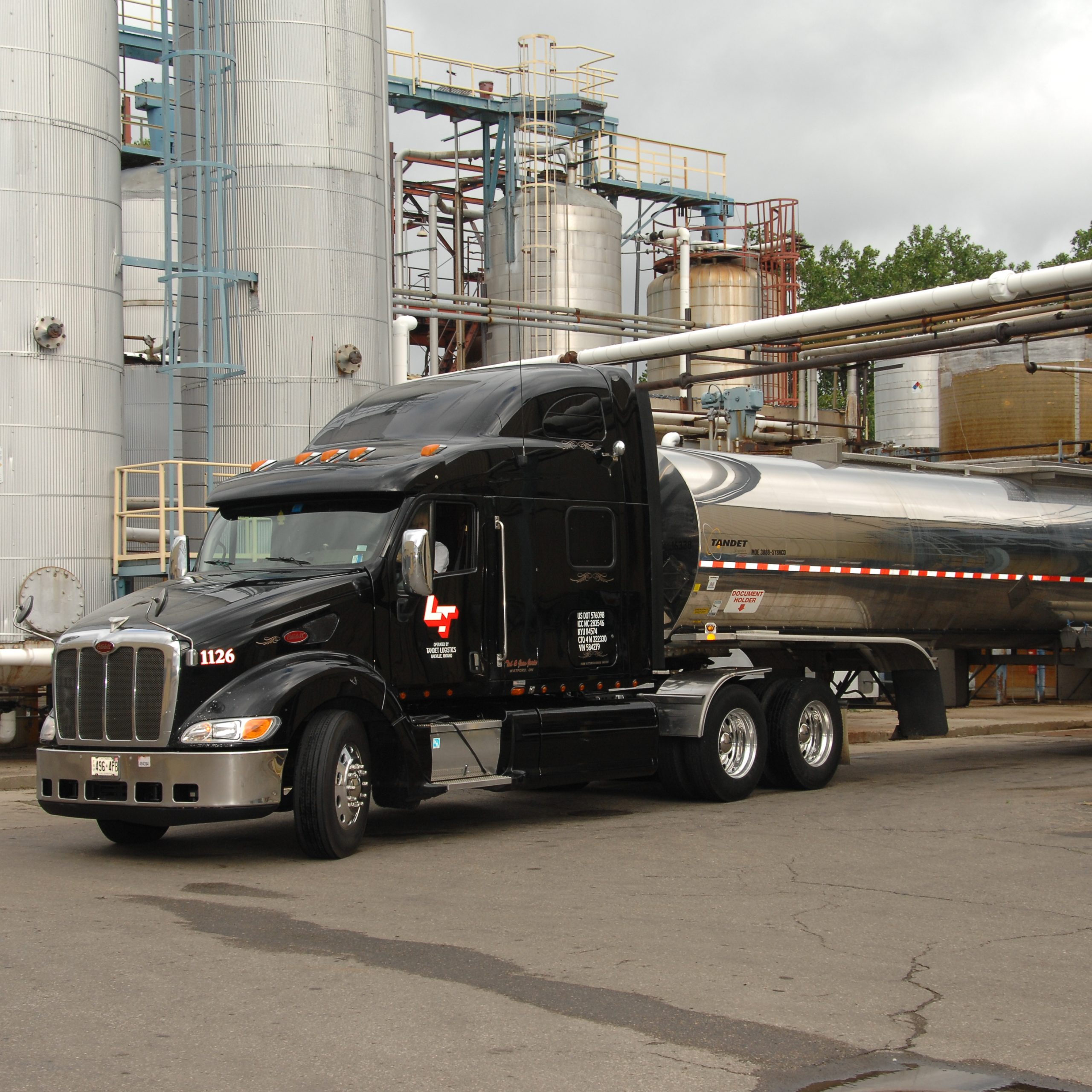 TFCA bulk chemical delivery truck